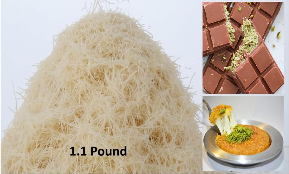 500 Gr/1.1 Lbs Kataifi Material - Make Chocolate Dubai With Pistachio Kataifi, Kataifi Shredded Fillo Dough, Kataifi Pastry, Phy