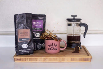 Toasted Almond Flavored Coffee, Specialty Arabica Coffee, Medium Roast, 12 Ounce, Whole Bean