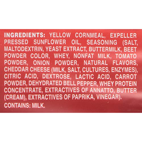 Sensible Portions Garden Veggie Screamin Hot Flavored Baked Corn Puffs, 3 oz (Pack of 6)