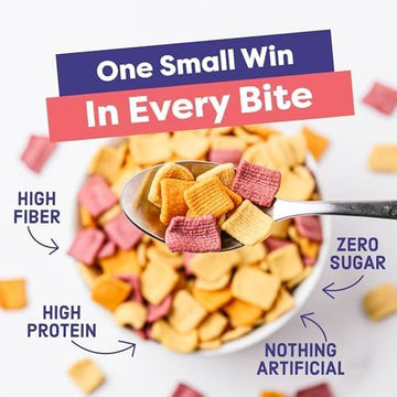 Catalina Crunch Fruity High Fiber Cereal 4 Pack | Low Carb, Sugar Free, Gluten Free | Vegan, Plant Based Protein | Breakfast Protein Cereals | Keto Friendly Food