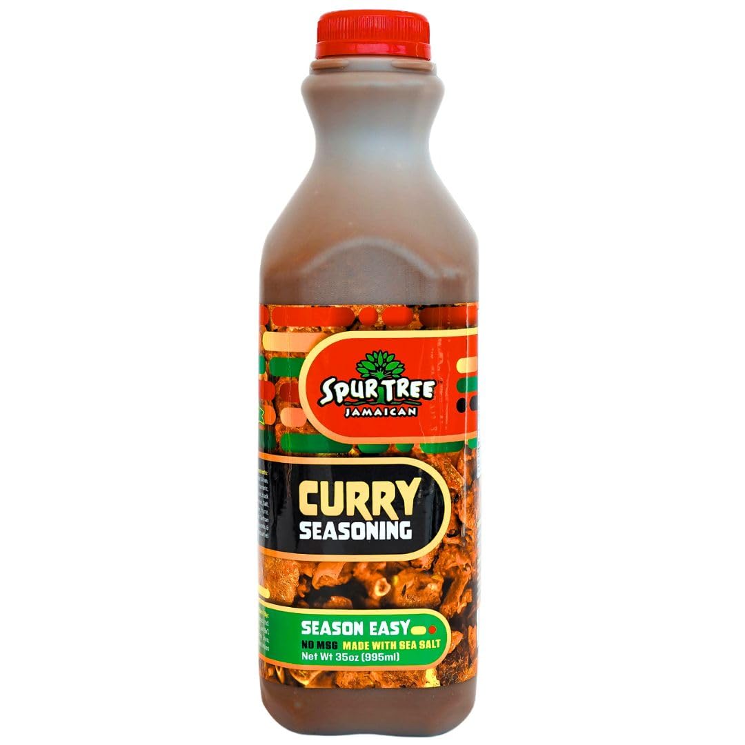 Spur Tree Jamaican Curry Seasoning – Experience Authentic Jamaican Taste – All-Natural And Fresh Ingredients – Curry Seasoning Jamaican – Curry Jamaican (35 Oz)
