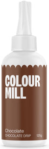 Colour Mill Chocolate Drip Easy-Melt Drizzle for Desserts, 125 Grams Chocolate