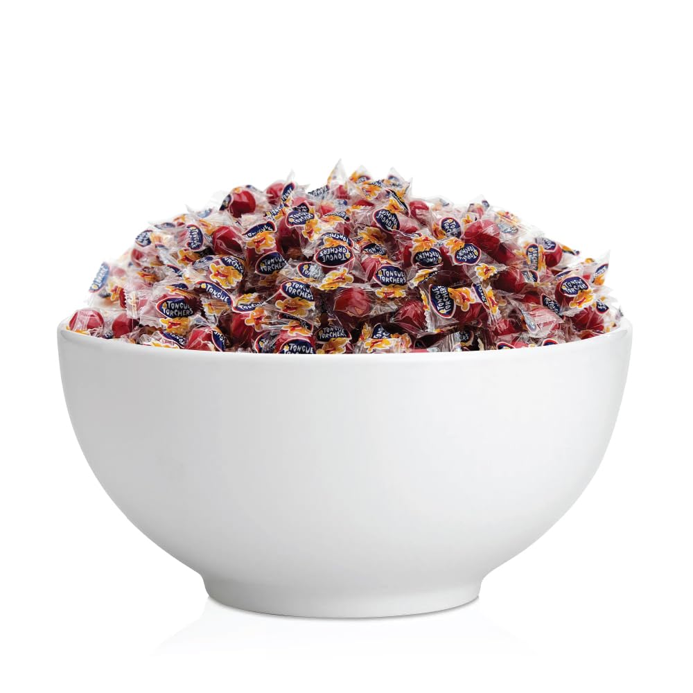 CRAZYOUTLET Tongue Torchers Hard Candy Cinnamon Flavor, Bulk Pack 3 Pounds