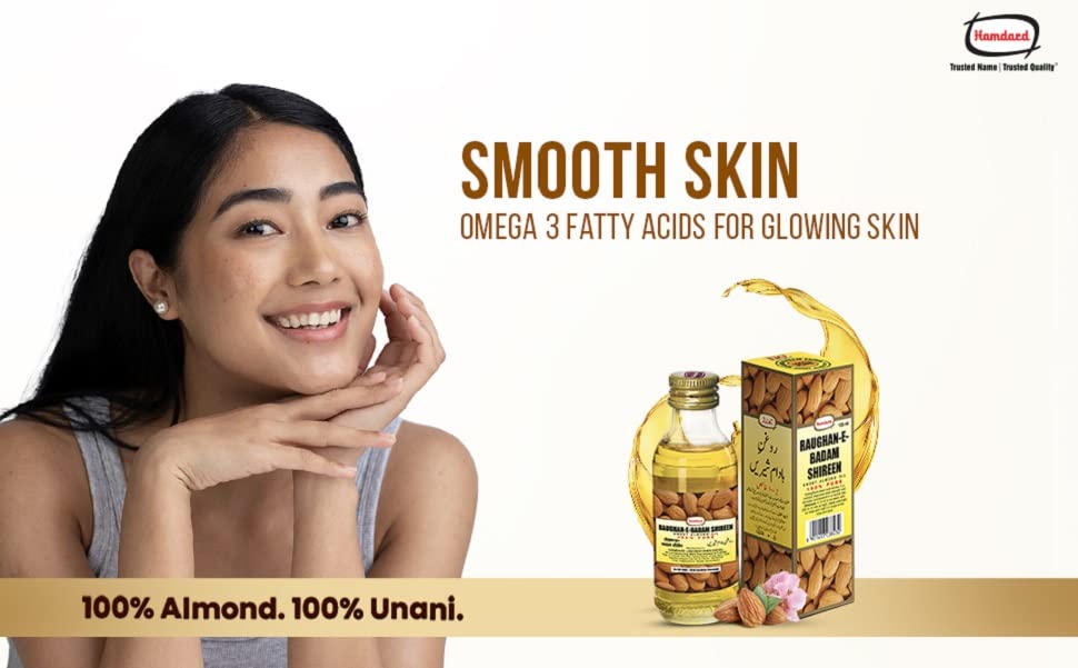 Pack Of 2 Hamdard Roghan Badam Shirin Sweet Almond Oil -100