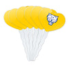 GRAPHICS & MORE Cupcake Picks Set of 6, Acrylic, Fort Valley State University Secondary Logo