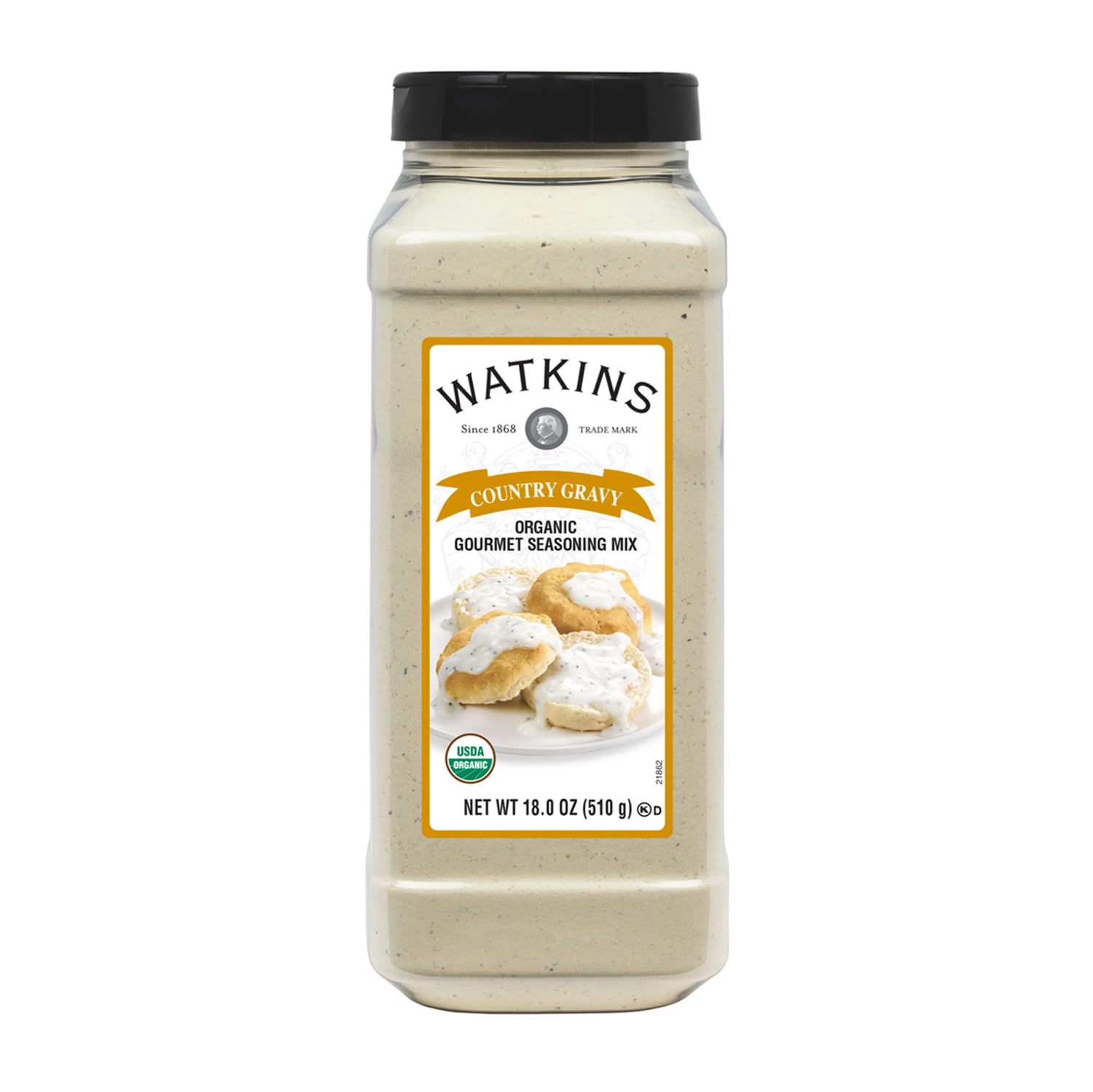 Watkins Organic Country Gravy Seasoning Mix, 18oz (Pack of 1)