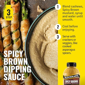 Plochman, Spicy Brown Mustard, 11 Oz, Blended Mustard