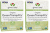 Now Foods, Certified Organic Green Tranquility Tea, Decaf Green With Lemon Myrtle, Non-Gmo, Premium Unbleached Tea Bags With No-