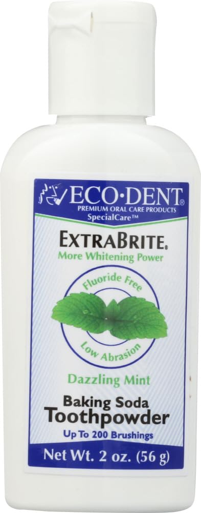 Ecodent Toothpowder Extrabrite No Fluoride 2 Oz