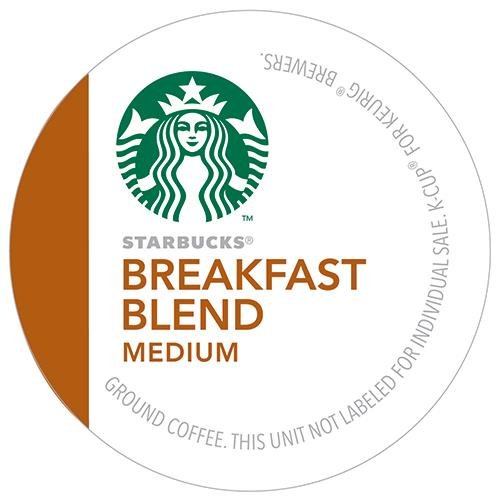 Starbucks Breakfast Blend Coffee K-Cups 24 K-Cups 2 Pack