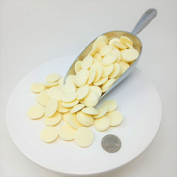 Merckens Coating Melting Wafers Chocolate White 10 Pounds