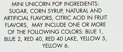 Adams & Brooks Mini Unicorn Pops, Twisty Rainbow Lollipops, Kosher Candy, Pack of 48, Multicolor, 0.42 Ounce