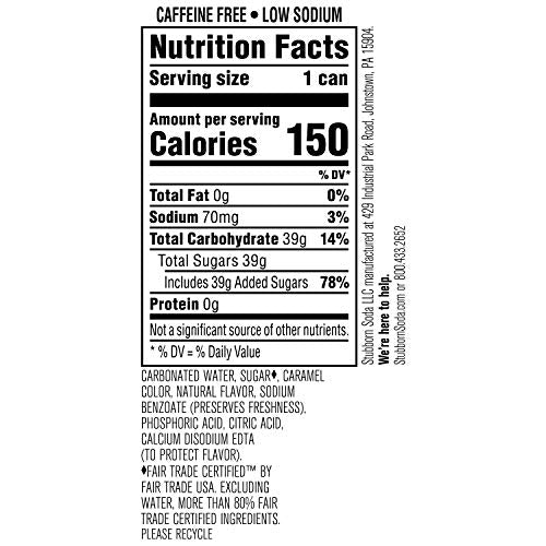 STUBBORN SODA Classic Root malt-inspired 12oz Cans 12 Pack Caramel Flavor