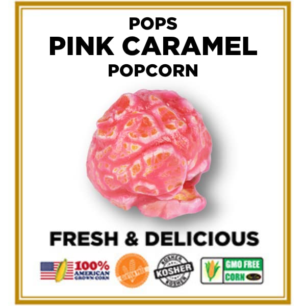 Pink Popcorn! Its A Girl- Ready To Pop Gourmet Popcorn. Perfect for Baby Shower, Gender Reveal & Congratulations gift. 24 oz 1.