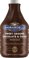 Ghirardelli Chocolate Sweet Ground Chocolate & Cocoa Sauce, 87.3-Ounces Plastic Bottle