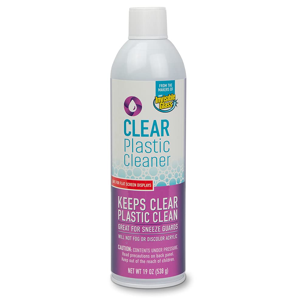 Invisible Glass 91014 19-Ounce Screen And Plastic Cleaner Protectant And Polish Anti-Fog And Anti-Static For Plastic Surfaces To