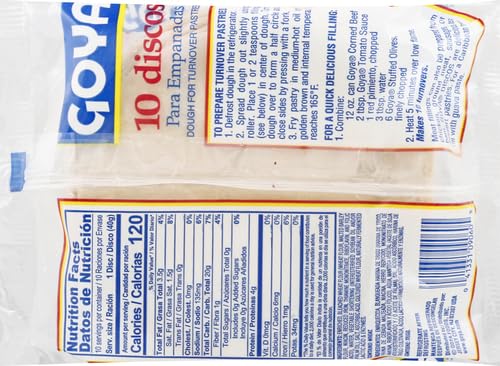 Goya Frozen Disco Dough, 14 Ounce (Pack Of 24)