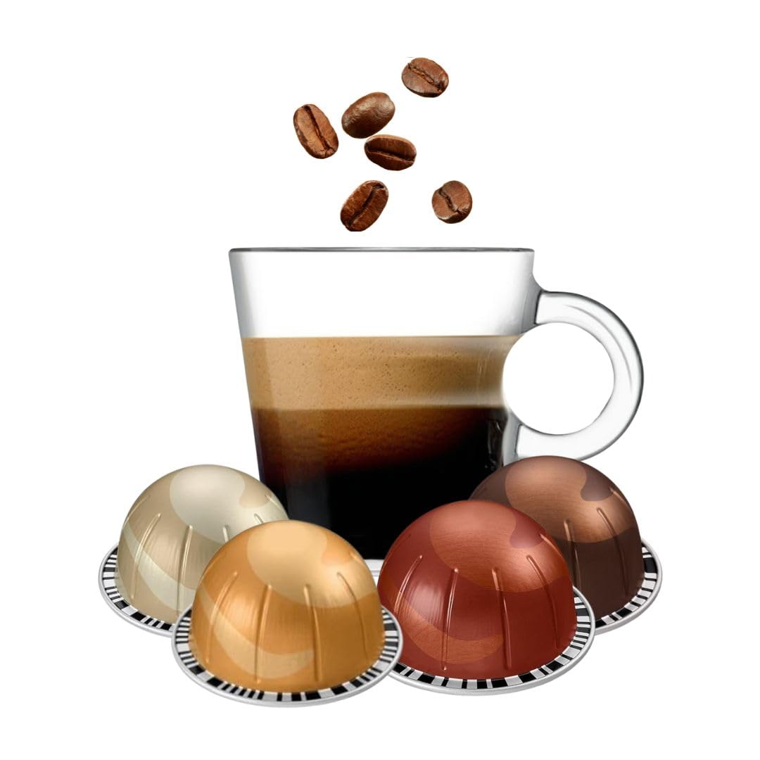 Coffee Units Assortment (40 Count Vanilla+Carame+Hazelnut+Chocolate)