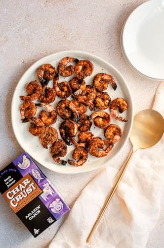 Char Crust Dry-Rub Seasoning, Amazin' Cajun, 4-Ounce (Pack of 6) - Flavorful Spice Blend for Grilling and Cooking