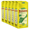 Playadito Yerba Mate Traditional Con Palo From Colonia Liebig Wholesale Bulk Pack - New Packaging, 5X 1 Kg / 2.2 Lb Ea