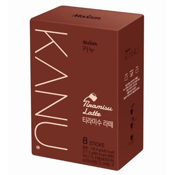 Maxim Kanu Tiramisu Latte 8 Sticks, Vanilla Latte 8 Sticks, Dolce Latte 8 Sticks, Mint Choco Latte 8 Sticks