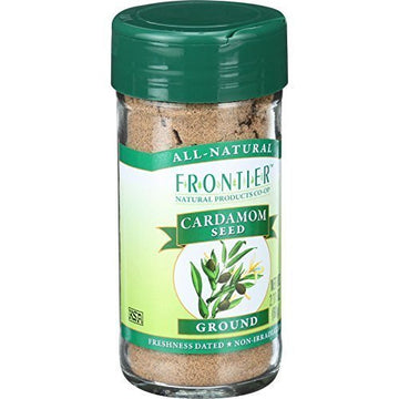 Frontier Cardamom Seed, Decorticated Ground, 2.11 Ounce
