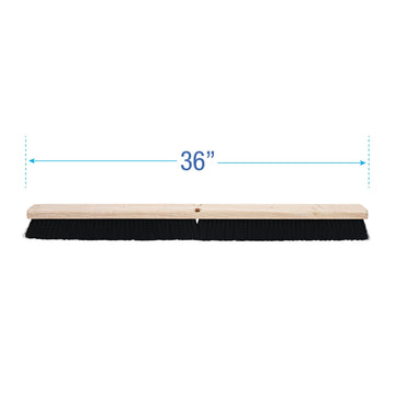 Boardwalk Bwk20236 2.5 In. Black Tampico Fiber Bristles 36 In. Brush Floor Brush Head