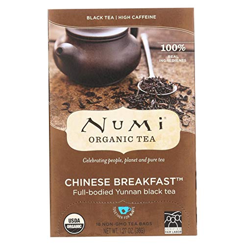 NUMI TEA BLK TEA,OG2,CHINESE BRKFS, 18 BAG4