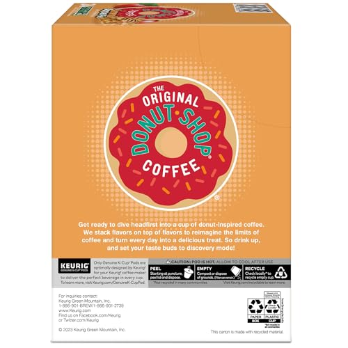 The Original Donut Shop Caramel Apple Pie Coffee, Keurig K-Cup Pod, Light Roast, 96 Count