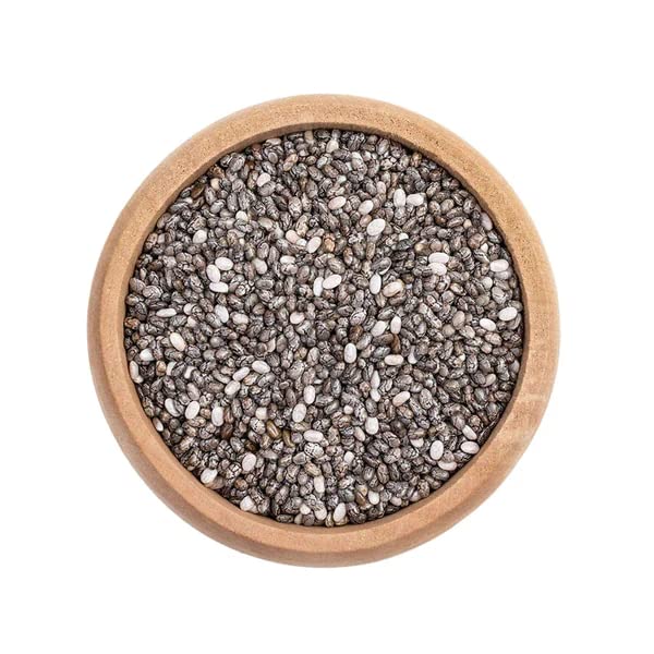 Kartik Export Black Chia Seeds 1Kg | Chia Seeds For Eating With Omega 3, Zinc And Fiber, Calcium Rich Seed For Weight Lose Manag