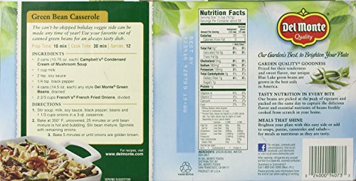 Del Monte Cut Green Beans, 8 Count