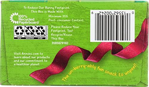 Annies Homegrown Organic Really Peely Fruit Tape Snack, Strawberry & Berry Flavor, Gluten Free & Non-GMO, Variety Pack, 12 Roll