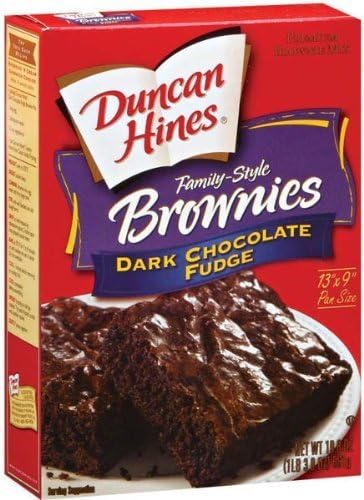 Duncan Hines Dark Chocolate Fudge Brownie Mix - 2 Boxes