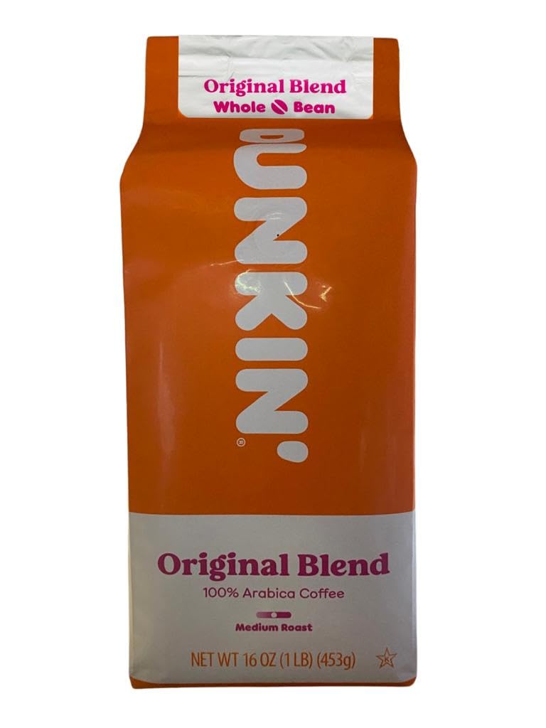 Dunkin' Donuts - Whole Bean - Original Blend (1Lb Pack Of 5)