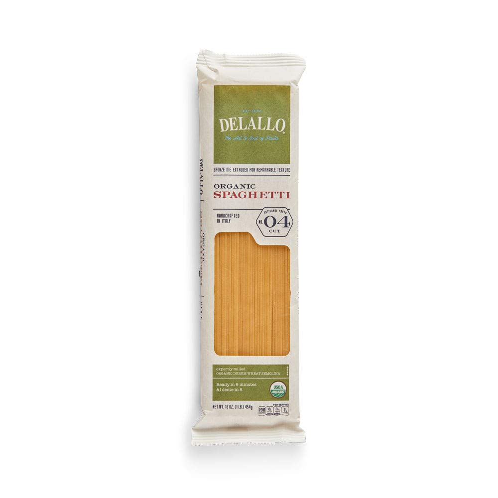 DeLallo Organic Spaghetti Pasta 1 lb (16x16 OZ)