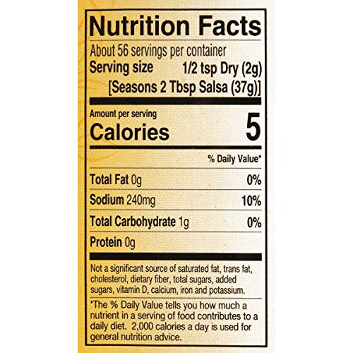 Mrs. Wages Hot Salsa Canning Mix, Easy-To-Use, Simple Homemade Salsa, Hot Spice Flavoring, Enhance Your Tomatoes, 4 oz Packet (V