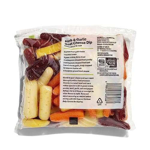 365 by Whole Foods Market, Organic Rainbow Baby Carrots, Cut & Peeled, 12 oz