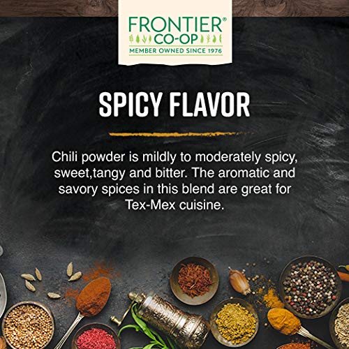 Frontier Co-op Chili Powder Blend Seasoning, 16 Ounce (Pack of 1)