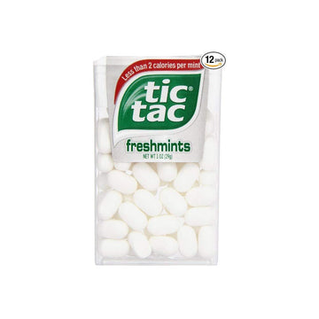 Tic Tac Mints, Freshmint Multipack, (12) 4 Pack Sleeves, 48 Units In Total