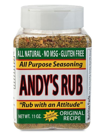 Andy'S Rub, An All Natural Rub With Attitude, 11 Oz.
