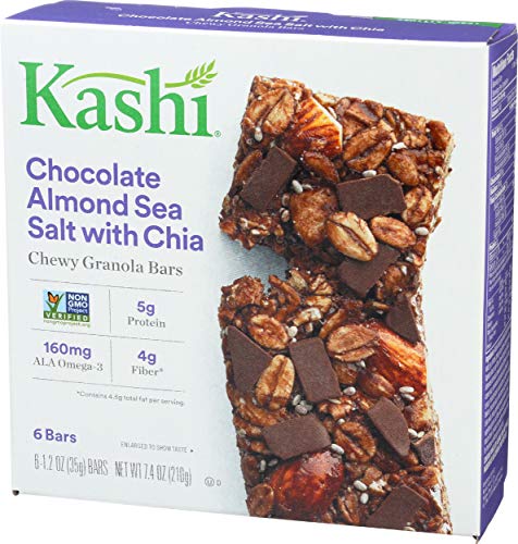 Kashi Chewy Granola Bars, Chocolate Almond And Sea Salt With Chia, 7.4 Oz