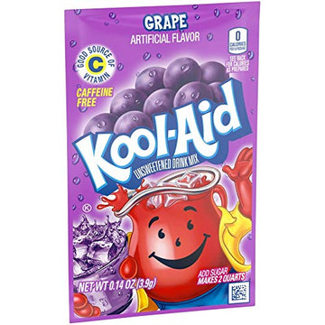 Kool-Aid Soft Drink Mix G , Caffeine Free, Unsweetened, 0.14 Oz, Pack of 12, Multicolor