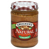 Smuckers Natural Peanut Butter 16 Oz (Pack Of 4) (Chunky)