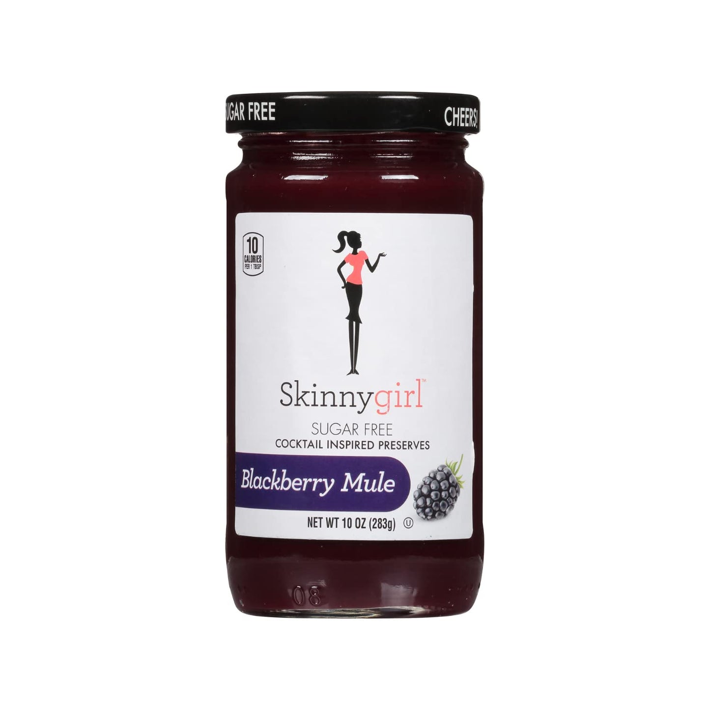 Skinnygirl Sugar Free Preserves Variety Pack, Strawberry & G & Blackberry, 10 Ounce Jars, Pack of 3