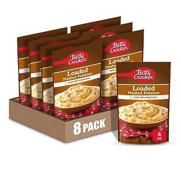 Betty Crocker Loaded Mashed Potatoes, 4 Ounces (Pack Of 8)