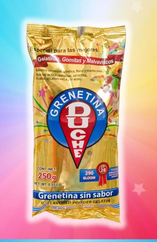 Duche Grenetina Sin Sabor, Unflavored Powder Gelatin 250g