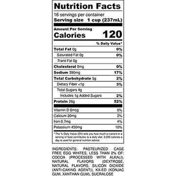 2 Gallons Mint Brownie Muscleegg Liquid Egg Whites (Cage-Free)