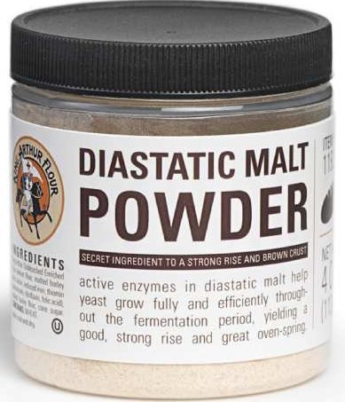 Diastatic Malt Powder 4 oz by King Arthur Flour