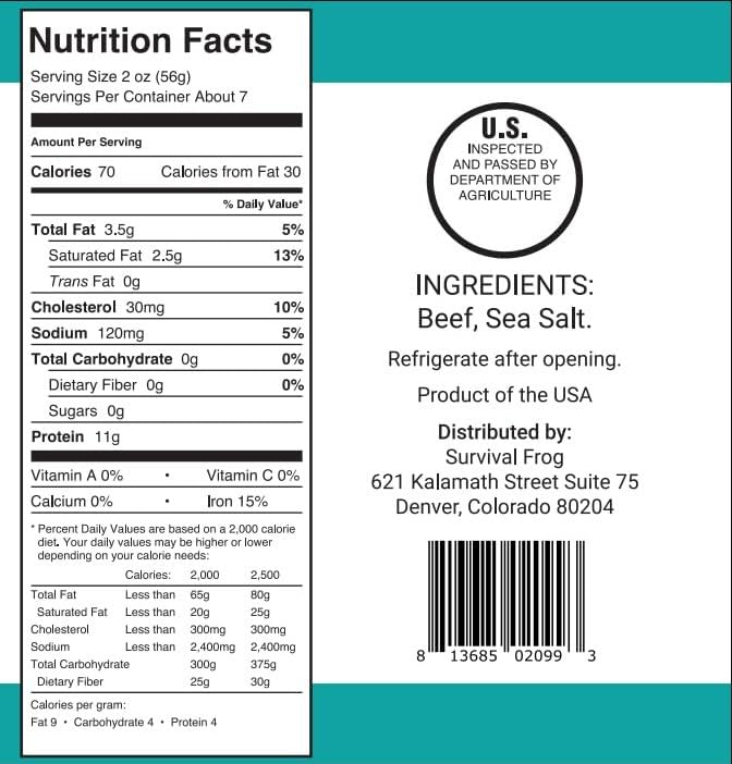 Survival Fresh Mixed Canned Meat - All Natural Canned Meat 4 Beef, 4 Chicken, 4 Ground Beef - Emergency Survival Meal 14.5Oz Sma