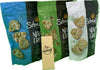 Kokobunch Variety Bundles Of Stonefires Authentic Naan Crisps Flatbread Cracker 4 or 3 Assorted Pack (6oz, 3 PACK - 1 each of S